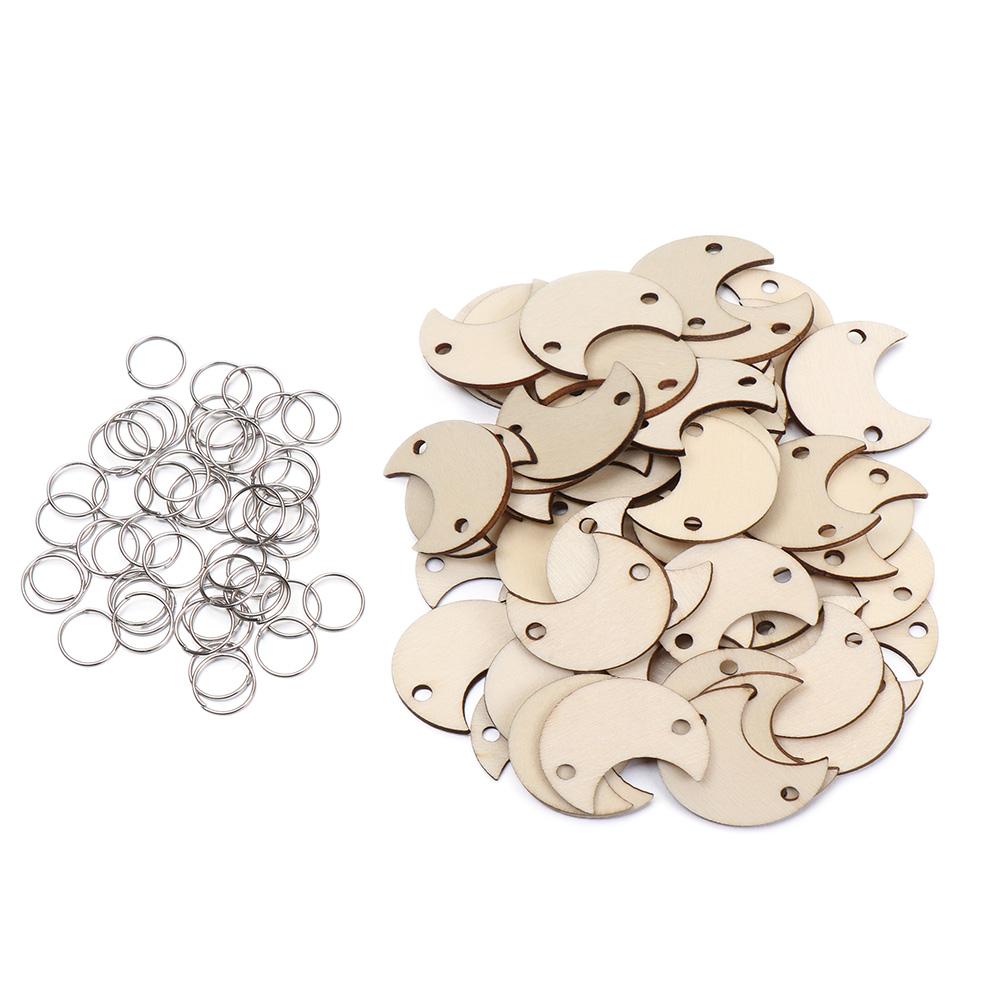 Easter Craft Embellishment Set - 50 stuks/set DIY knutselversieringen Ster/Hart/Ronde vorm