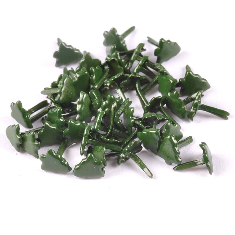 Embellishments For Scrapbooking - 50 Stuks Mini Kerstboom Brads Scrapbooking