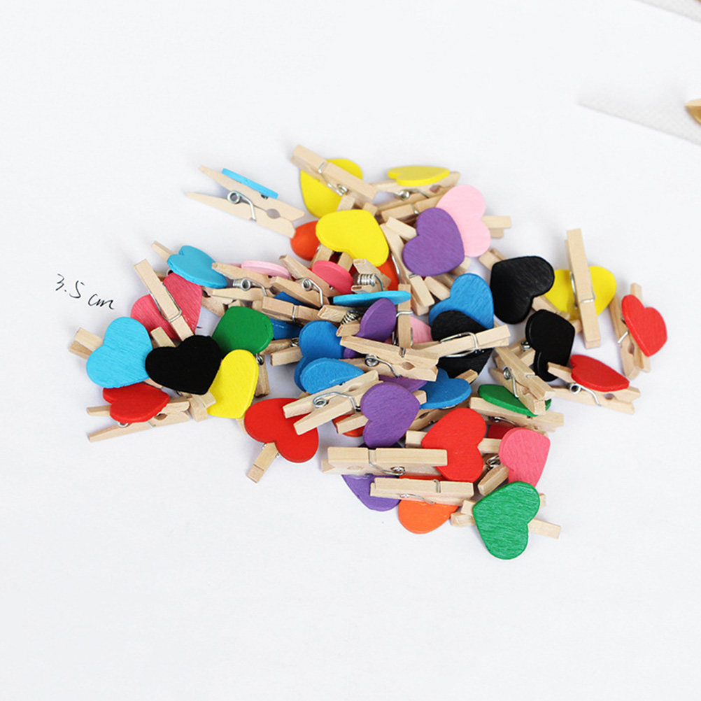 Embellish Craft - 50 stuks mini houten wasknijpers van