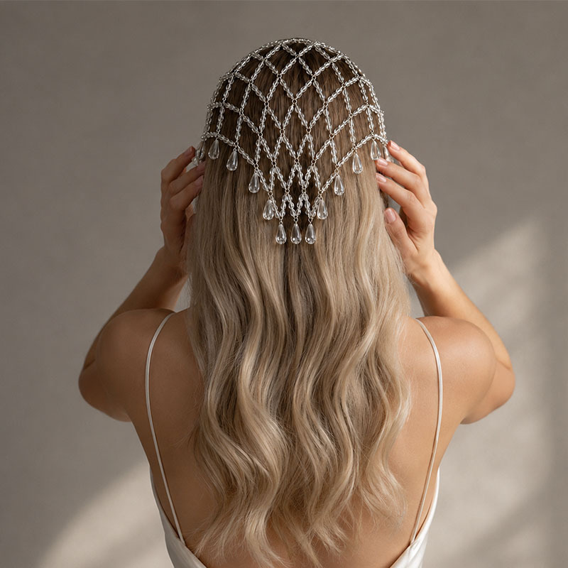 Imitatie Parelversiering Mesh  - Beaded Trim Fringe recensie en prijs