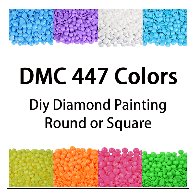 DMC 447 kleuren 5D diy diamant - Craft Embellishment Storage recensie en prijs