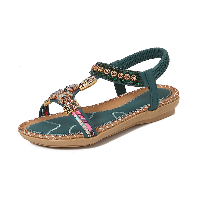 Mode Bohemian zomer sandalen d - Sew On Rhinestone recensie en prijs