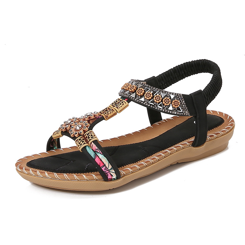Mode Bohemian zomer sandalen d - Sew On Rhinestone recensie en prijs