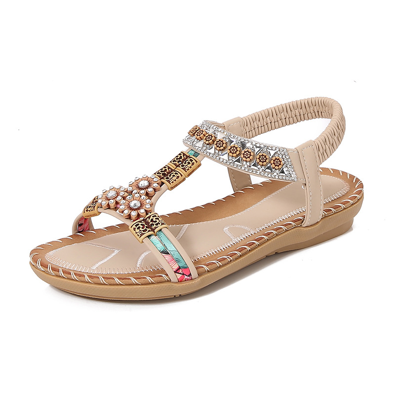 Mode Bohemian zomer sandalen d - Sew On Rhinestone recensie en prijs