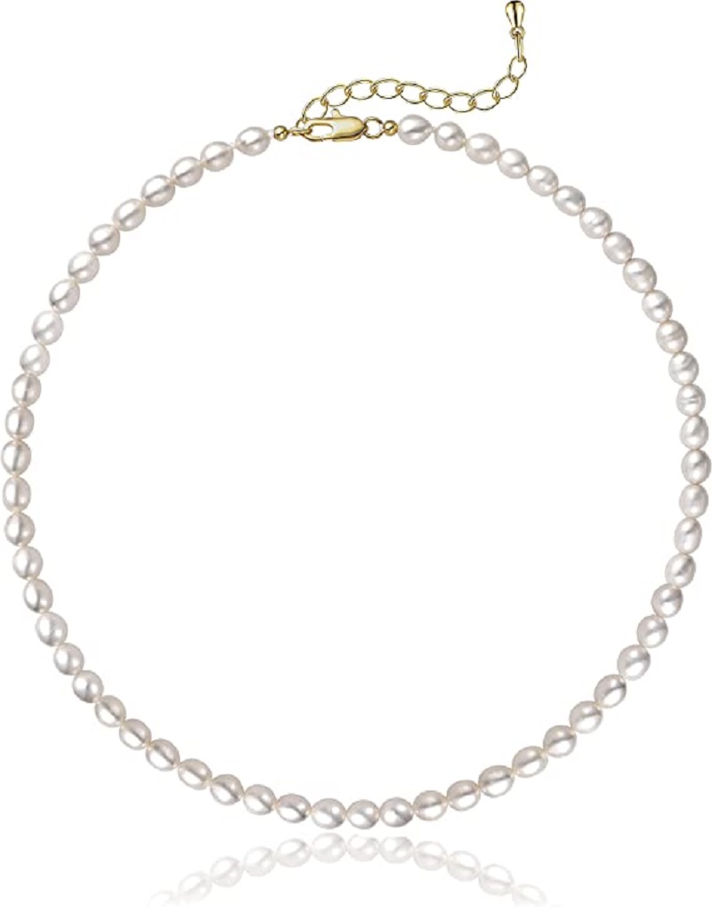 Parelsnoer 5-7mm ovale witte p - Pearl Trim Chain recensie en prijs