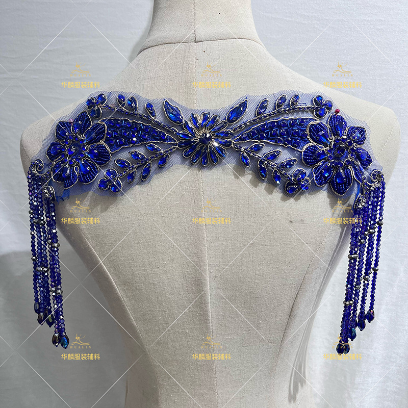 Met de hand bewerkte franjever - Beaded Trim Fringe recensie en prijs