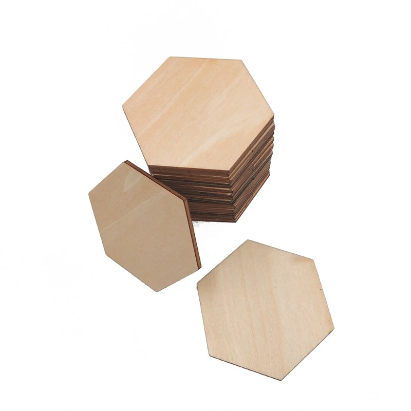 10-120mm Houten Zeshoek Blank  - Embellish Craft recensie en prijs