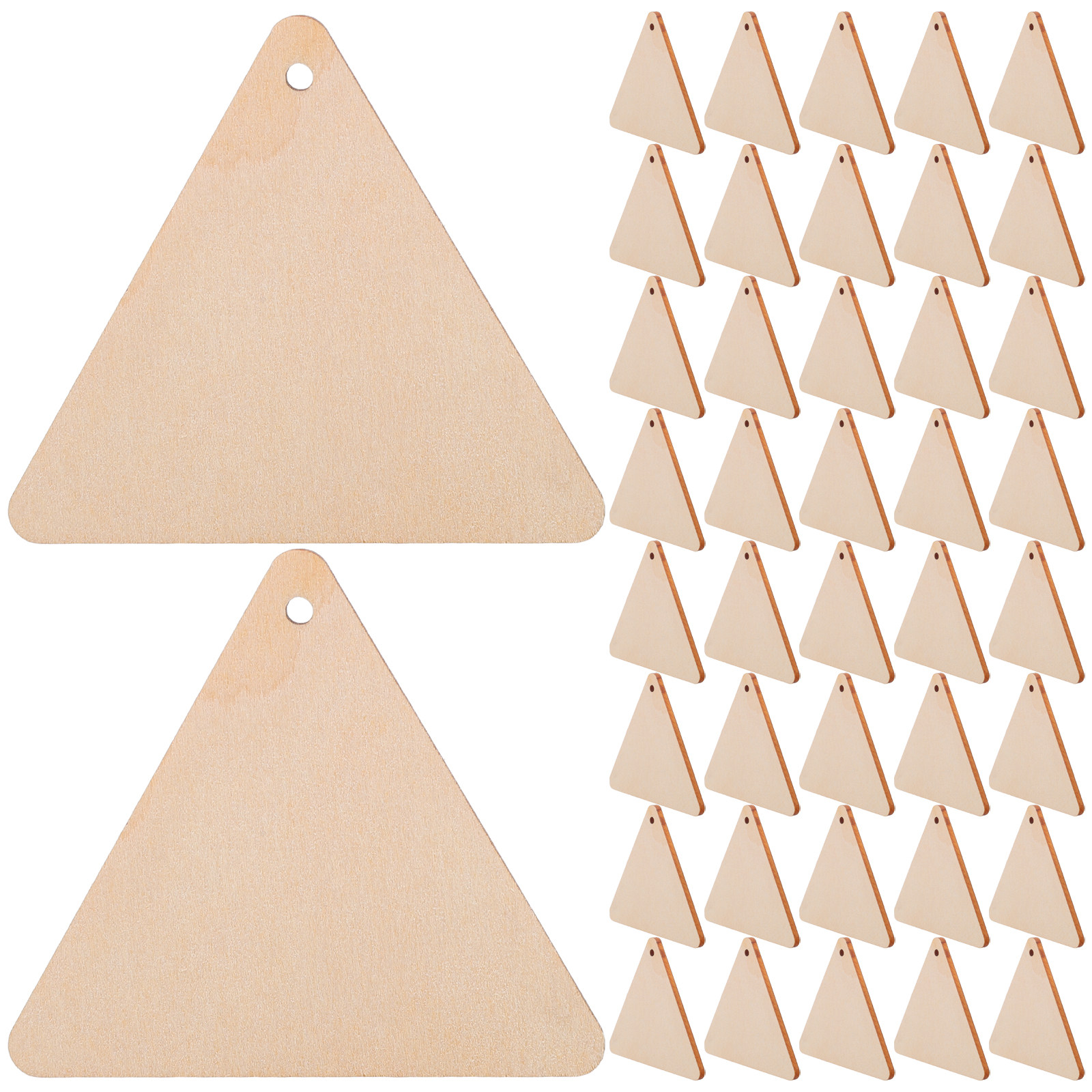 100 stuks houten driehoekige d - Embellish Craft recensie en prijs
