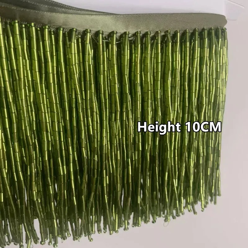 10CM Zilver Rode Kraal Buis Kw - Beaded Trim Fringe recensie en prijs